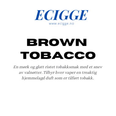 tobaco label 1 | E-sigarett, E-juice og Aroma nettbutikk | ECigge.no